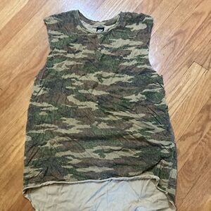 NSF camo tank top size medium